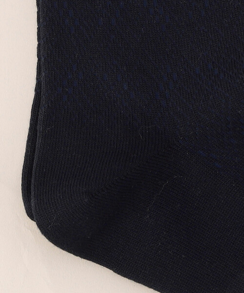 COMME CA MEN（コムサメン）の「アーガイル柄 クルーソックス（ソックス/靴下・メンズ・ネイビー/グレー/ブラック・27.0cm）」の5枚目の写真