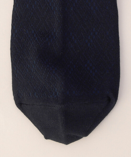 COMME CA MEN（コムサメン）の「アーガイル柄 クルーソックス（ソックス/靴下・メンズ・ネイビー/グレー/ブラック・27.0cm）」の6枚目の写真
