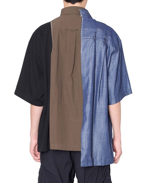 kolor(カラー)の「【kolor/カラー】26SCM-B02115 S/S SHIRT(シャツ/ブラウス・メンズ・インディゴブルー・4/3/2)」の2枚目の写真