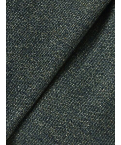 CALNAMUR（カルナムール）の「オーバーダイバックリボンデニムパンツ（デニムパンツ・レディース・ブラック/ブルー・X-SMALL/SMALL/MEDIUM）」の4枚目の写真