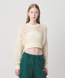 NICE WEATHER（ナイスウェザー）の「＜NICE WEATHER＞メッシュ プルオーバーニット（ニット/セーター）」