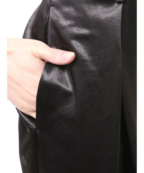 GYDA（ジェイダ）の「サテンタックワイドパンツ（スラックス・レディース・ブラック/アイボリー・FREE）」の19枚目の写真