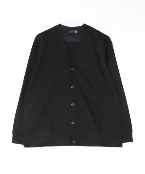 TAKA-Q（タカキュー）の「【ストレッチ 接触冷感 抗菌防臭 UVカット】タカキュー シルケットスムス Vネック カーディガン（カーディガン/ボレロ・メンズ・ブラック/ライトグレー・MEDIUM/LARGE/X-LARGE）」の13枚目の写真