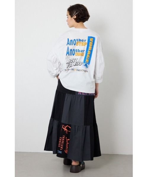 RODEO CROWNS WIDE BOWL（ロデオクラウンズワイドボウル）の「カスタムティアードスカート（スカート・レディース・ブラック系その他/ホワイト系その他・FREE）」の6枚目の写真