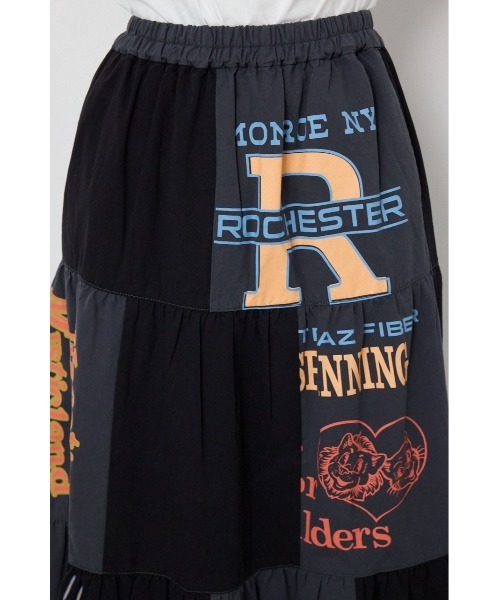 RODEO CROWNS WIDE BOWL（ロデオクラウンズワイドボウル）の「カスタムティアードスカート（スカート・レディース・ブラック系その他/ホワイト系その他・FREE）」の10枚目の写真