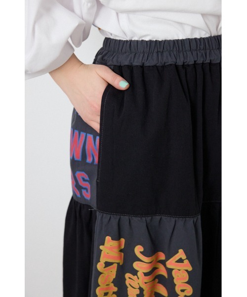 RODEO CROWNS WIDE BOWL（ロデオクラウンズワイドボウル）の「カスタムティアードスカート（スカート・レディース・ブラック系その他/ホワイト系その他・FREE）」の12枚目の写真