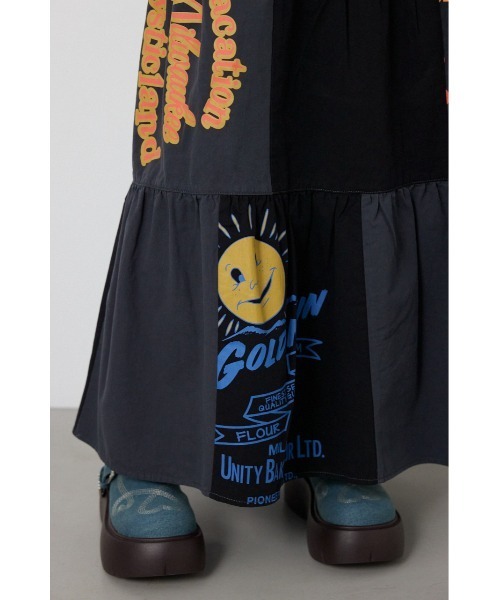 RODEO CROWNS WIDE BOWL（ロデオクラウンズワイドボウル）の「カスタムティアードスカート（スカート・レディース・ブラック系その他/ホワイト系その他・FREE）」の13枚目の写真