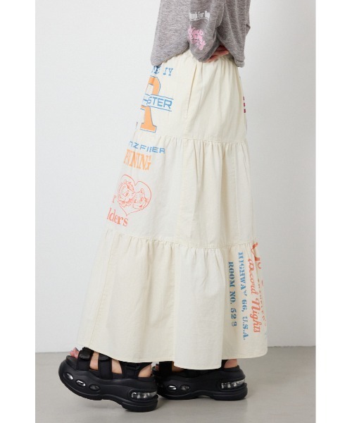 RODEO CROWNS WIDE BOWL（ロデオクラウンズワイドボウル）の「カスタムティアードスカート（スカート・レディース・ブラック系その他/ホワイト系その他・FREE）」の16枚目の写真