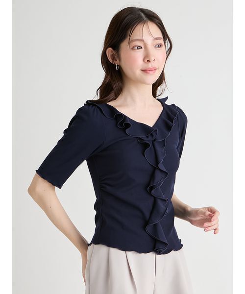 今季♡セルフォード　フリルカットソー　完売品　ドゥロワー　フォクシー　ルネ CELFORD - 今季♡セルフォード フリルカットソー 完売品 ドゥロワー