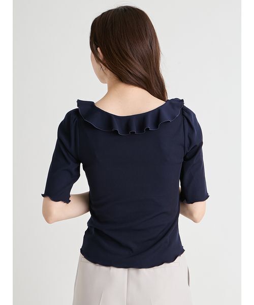 CELFORD（セルフォード）の「【洗える】ラッフルカットトップス（T