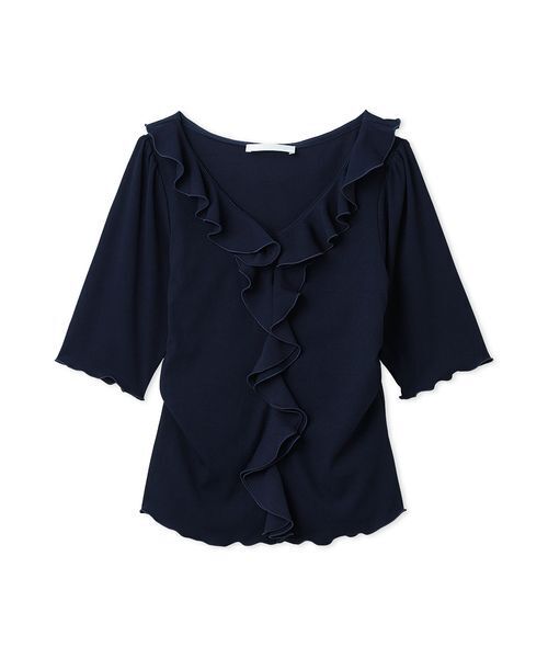 CELFORD（セルフォード）の「【洗える】ラッフルカットトップス（T