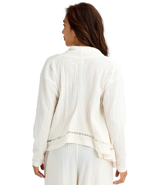 BILLABONG（ビラボン）の「BILLABONG/ビラボン カーディガン UVカット 吸水速乾 塩素対応 BG013862 UT（カーディガン/ボレロ・レディース・ブラック/ホワイト・M）」の3枚目の写真