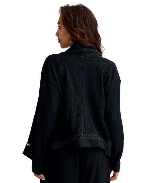 BILLABONG（ビラボン）の「BILLABONG/ビラボン カーディガン UVカット 吸水速乾 塩素対応 BG013862 UT（カーディガン/ボレロ・レディース・ブラック/ホワイト・M）」の7枚目の写真