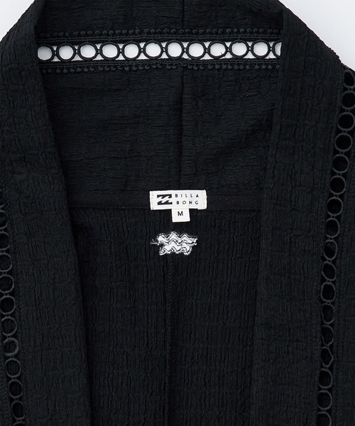 BILLABONG（ビラボン）の「BILLABONG/ビラボン カーディガン UVカット 吸水速乾 塩素対応 BG013862 UT（カーディガン/ボレロ・レディース・ブラック/ホワイト・M）」の9枚目の写真