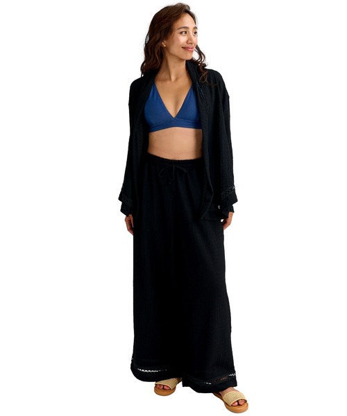 BILLABONG（ビラボン）の「BILLABONG/ビラボン カーディガン UVカット 吸水速乾 塩素対応 BG013862 UT（カーディガン/ボレロ・レディース・ブラック/ホワイト・M）」の8枚目の写真
