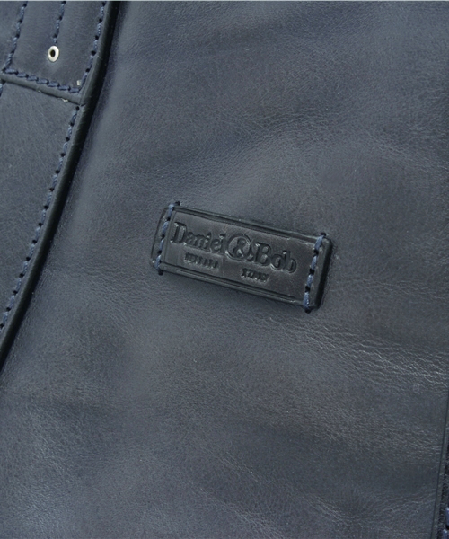 Daniel & Bob（ダニエル&ボブ）の「Daniel&Bob レザートートバッグ　CULODORO RODI（トートバッグ・メンズ・ブラック/ダークブラウン/コバルトブルー・FREE）」の13枚目の写真
