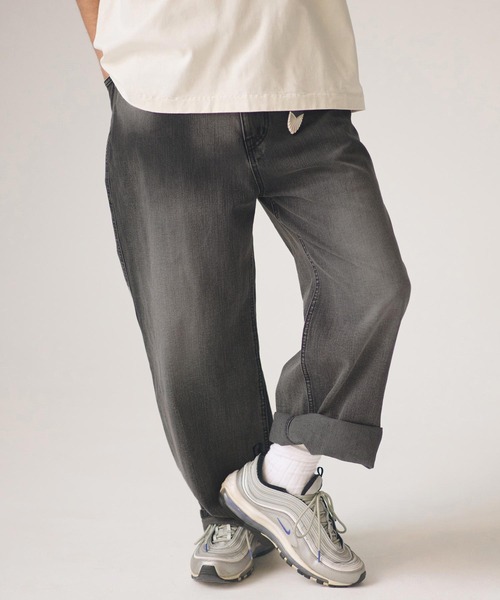 ADAM PATEK(アダムパテック)の「mp14762-aged finish denim pant デニムパンツ(AP2618036)(デニムパンツ・メンズ・ブラック/ブルー・3/2/1)」の14枚目の写真