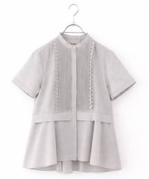 Marilyn Moon（マリリンムーン）の「tuck frill flare half sleeve shirt（シャツ/ブラウス）」