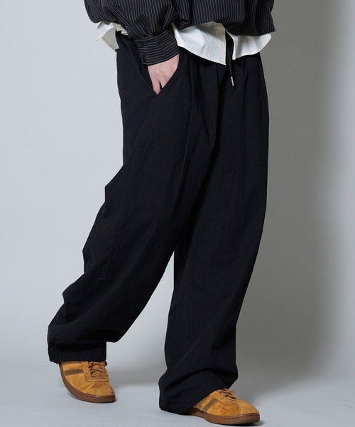 OK YESTERDAY(オッケーイエスタデイ)の「OK YESTERDAY / オーケー イエスタデイ 2タック ワイド イージーパンツ / 2-TUCK WIDE EASY PANTS / 2026年 夏 夏服(その他パンツ・メンズ・ブラック系その他/ブルー/ブラック/カーキ/ネイビー・M/L)」の21枚目の写真