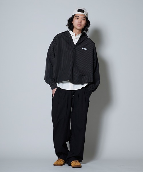 OK YESTERDAY(オッケーイエスタデイ)の「OK YESTERDAY / オーケー イエスタデイ 2タック ワイド イージーパンツ / 2-TUCK WIDE EASY PANTS / 2026年 夏 夏服(その他パンツ・メンズ・ブラック系その他/ブルー/ブラック/カーキ/ネイビー・M/L)」の22枚目の写真