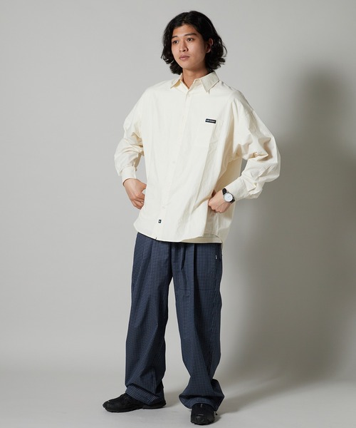 OK YESTERDAY(オッケーイエスタデイ)の「OK YESTERDAY / オーケー イエスタデイ 2タック ワイド イージーパンツ / 2-TUCK WIDE EASY PANTS / 2026年 夏 夏服(その他パンツ・メンズ・ブラック系その他/ブルー/ブラック/カーキ/ネイビー・M/L)」の7枚目の写真