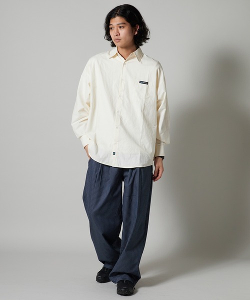 OK YESTERDAY(オッケーイエスタデイ)の「OK YESTERDAY / オーケー イエスタデイ 2タック ワイド イージーパンツ / 2-TUCK WIDE EASY PANTS / 2026年 夏 夏服(その他パンツ・メンズ・ブラック系その他/ブルー/ブラック/カーキ/ネイビー・M/L)」の8枚目の写真