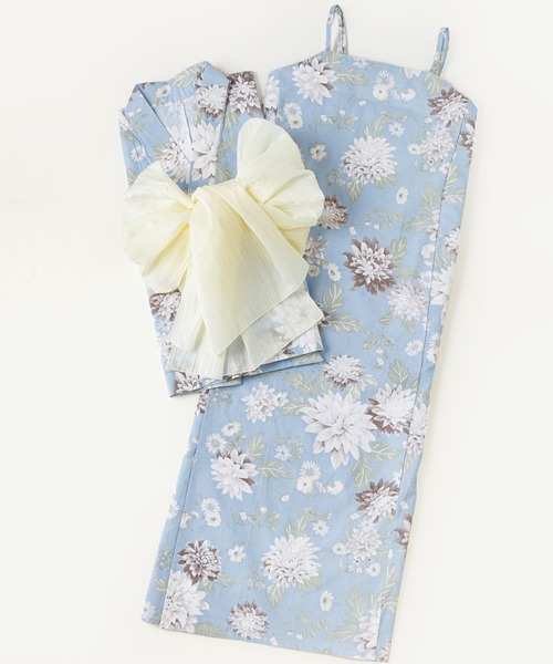 Catherine Cottage（キャサリンコテージ）の「2WAYセパレート浴衣セット（lady's）（浴衣・レディース・ブラック系3/ブルーパープル/ネイビー系1/ブラック/ライトブルー・FREE）」の8枚目の写真