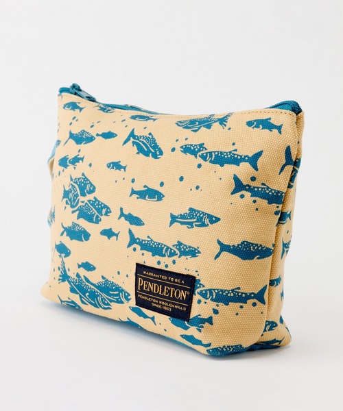 PENDLETON(ペンドルトン)の「PENDLETON/ペンドルトン サーモンフォールズ スローキャンバス ポーチ(ハンドバッグ・レディース・ブラック/ブルー・FREE)」の9枚目の写真