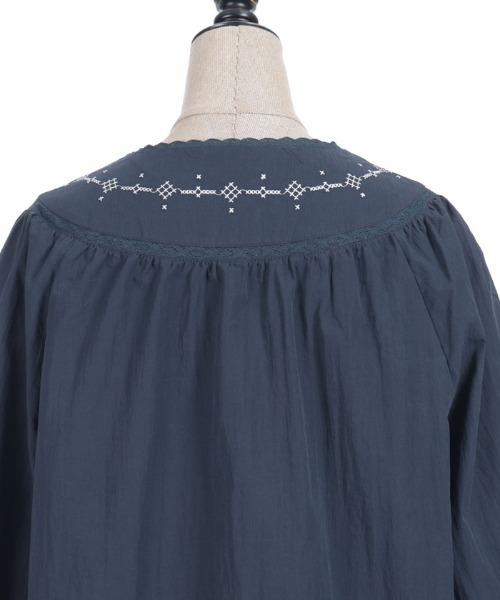 axes femme（アクシーズファム）の「コットンブラウス（シャツ/ブラウス・レディース・ネイビー/ホワイト・FREE）」の16枚目の写真