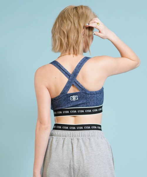GYDA(ジェイダ)の「【ムラサキスポーツ限定】GYDA/ジェイダ ブラトップ 水陸両用 アンダーロゴゴム クロッシーブラトップ 414530(水着・レディース・ホワイト/ブラック/ブルー/カーキ・M/S/L)」の16枚目の写真