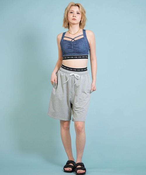 GYDA(ジェイダ)の「【ムラサキスポーツ限定】GYDA/ジェイダ ブラトップ 水陸両用 アンダーロゴゴム クロッシーブラトップ 414530(水着・レディース・ホワイト/ブラック/ブルー/カーキ・M/S/L)」の17枚目の写真