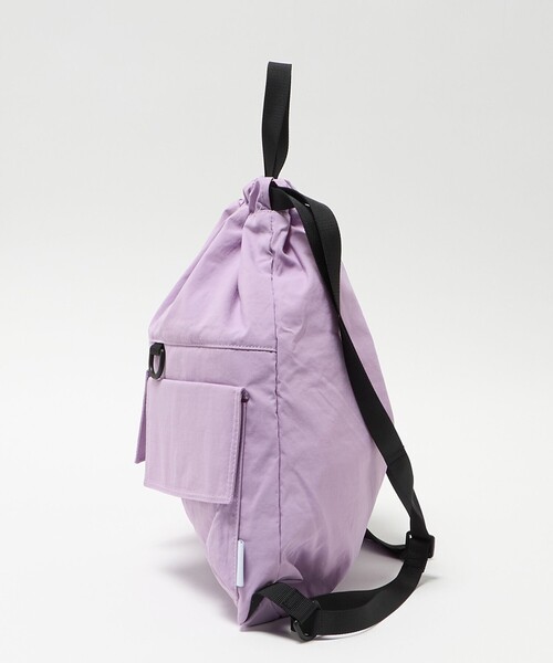 green label relaxing（グリーンレーベルリラクシング）の「ナップサック / リュック / キッズ はっ水（バックパック/リュック・キッズ・ライラック/ブラック/オレンジ・FREE）」の5枚目の写真