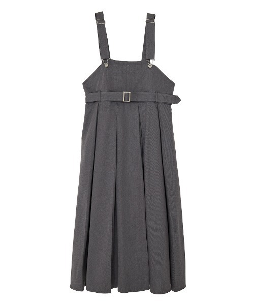 Dickies（ディッキーズ）の「Dickies × Ameri PLEATS DRESS（ワンピース・レディース・ベージュ/グレー・MEDIUM/SMALL）」の4枚目の写真