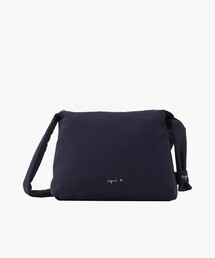 【agnes b.】本革/レザー ミニショルダーバッグ ネイビー アニエスベー agnes b.（アニエスベー） ショルダーバッグ バッグ レザーミニ