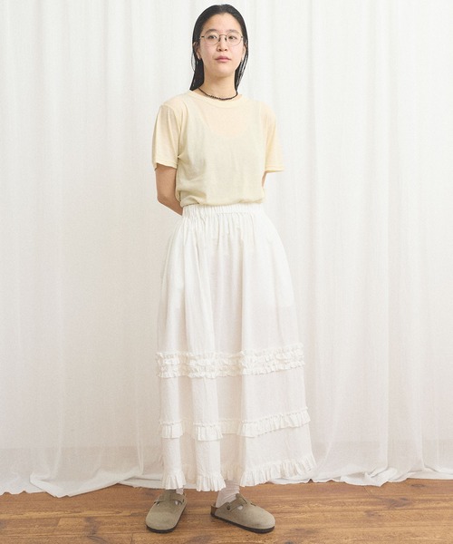 fig London(フィグロンドン)の「_deco skirt(スカート・レディース・ホワイト/ブラック/チェック・FREE)」の22枚目の写真