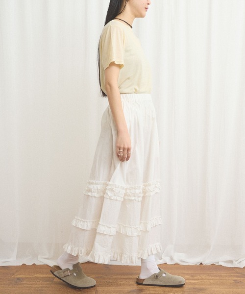 fig London(フィグロンドン)の「deco skirt(スカート・レディース・ホワイト/ブラック/チェック・FREE)」の21枚目の写真