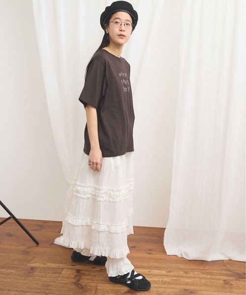 fig London(フィグロンドン)の「deco skirt(スカート・レディース・ホワイト/ブラック/チェック・FREE)」の11枚目の写真