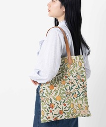 ウィリアムモリス柄 ジャカード織 トートバッグ