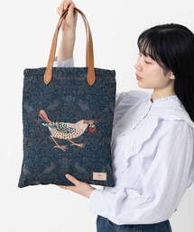 ウィリアムモリス柄 ジャカード織 トートバッグ