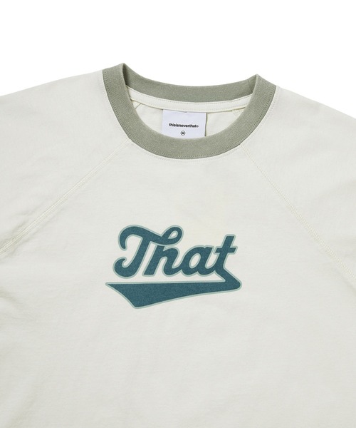 thisisneverthat（ディスイズネバーザット）の「Faded Raglan W Tee（Tシャツ/カットソー・メンズ・イエロー系その他/ネイビー・M/S）」の7枚目の写真