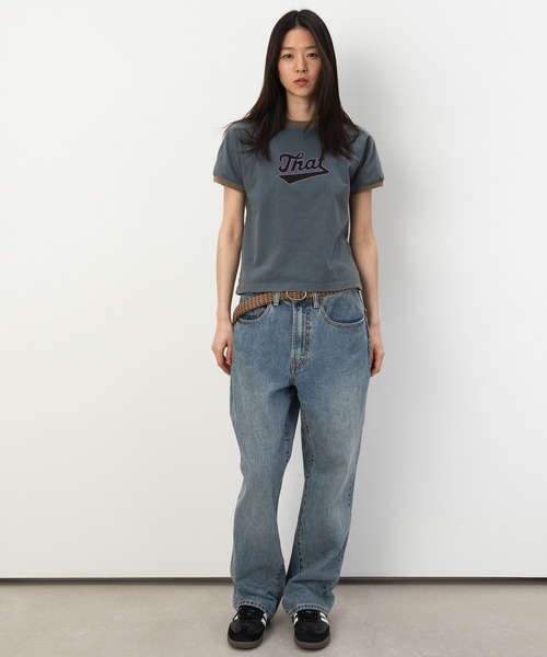 thisisneverthat（ディスイズネバーザット）の「Faded Raglan W Tee（Tシャツ/カットソー・メンズ・イエロー系その他/ネイビー・M/S）」の5枚目の写真
