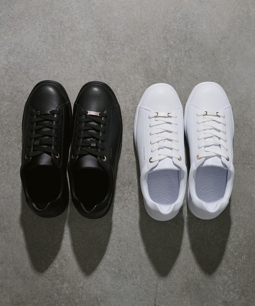 CULLNI(クルニ)の「【CULLNI/クルニ】×【STANDOOL/スタンドゥール】別注CULLNI×STANDOOL Grace(スニーカー・メンズ・ホワイト/ブラック・25.5/26.5/27.5/28.5)」の4枚目の写真