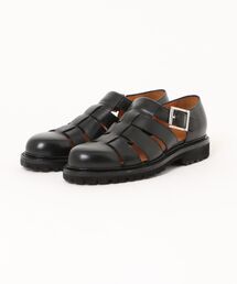 JALAN SRIWIJAYA | Jalan Sriwijaya 99031 CALF BLACK VIBRAM SOLE / グルカサンダル ビブラムソール(サンダル)