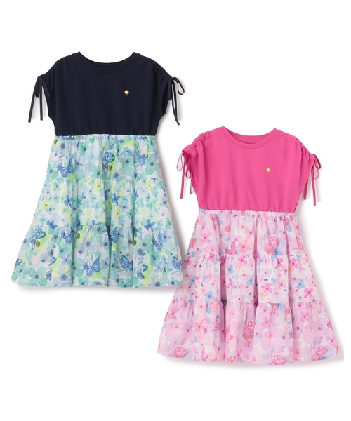 新品　ケイトスペード　kate spade　ドッキングワンピース　長袖　150 レースドッキングワンピース（ワンピース）｜kate spade new york kids