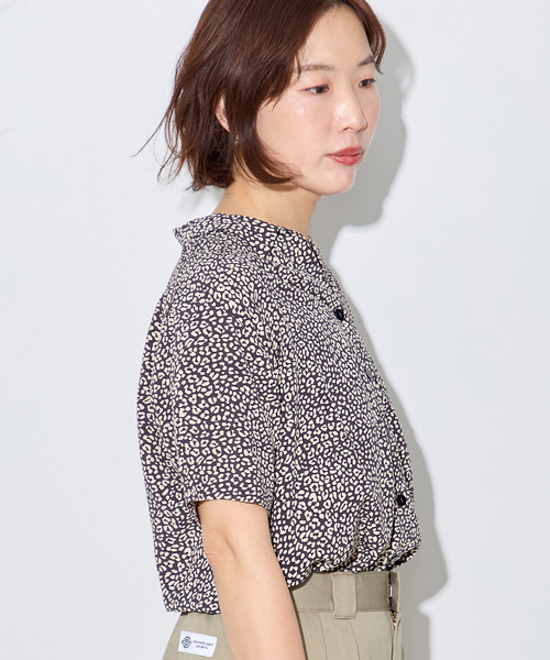 journal standard L'essage（ジャーナルスタンダードレサージュ）の「別注【LUSANA / ルサーナ】TINA SHIRTS：シャツ（シャツ/ブラウス・レディース・ブラック系その他/オートミール・SMALL）」の10枚目の写真