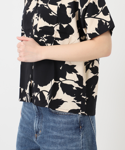journal standard L'essage（ジャーナルスタンダードレサージュ）の「別注【LUSANA / ルサーナ】TINA SHIRTS：シャツ（シャツ/ブラウス・レディース・ブラック系その他/オートミール・SMALL）」の17枚目の写真
