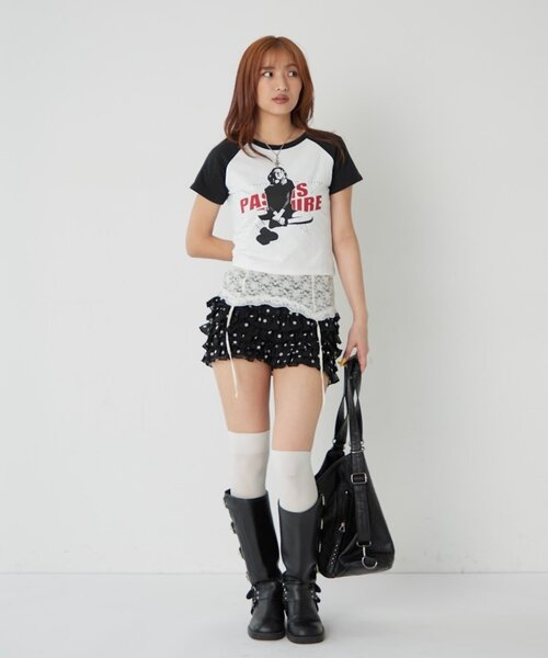 WHO'S WHO gallery（フーズフーギャラリー）の「シャーロットスターチビラグラン（Tシャツ/カットソー・レディース・オフホワイト/イエロー/ピンク・FREE）」の8枚目の写真