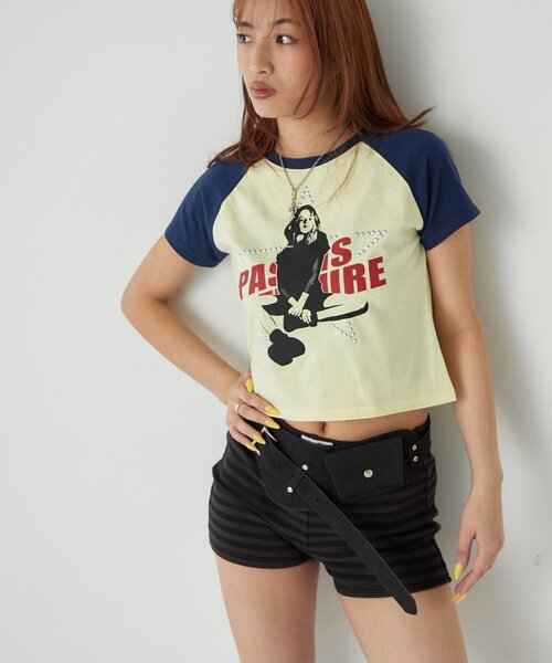 WHO'S WHO gallery（フーズフーギャラリー）の「シャーロットスターチビラグラン（Tシャツ/カットソー・レディース・オフホワイト/イエロー/ピンク・FREE）」の10枚目の写真