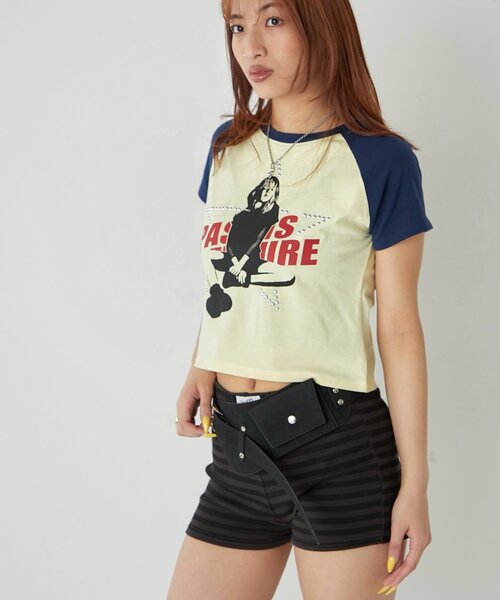 WHO'S WHO gallery（フーズフーギャラリー）の「シャーロットスターチビラグラン（Tシャツ/カットソー・レディース・オフホワイト/イエロー/ピンク・FREE）」の11枚目の写真