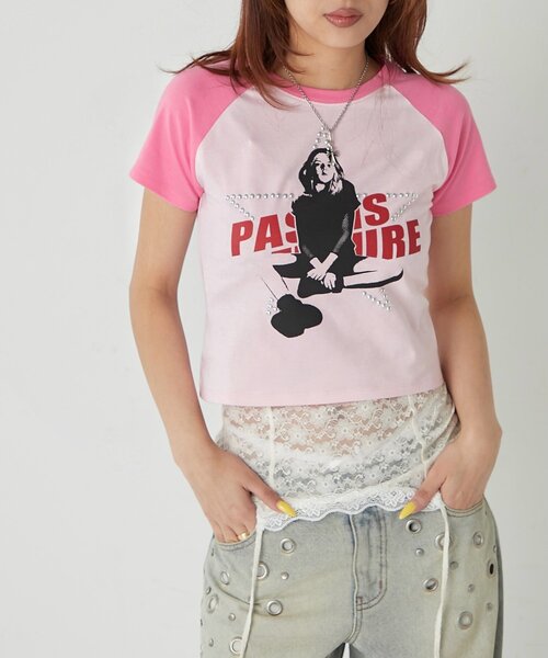 WHO'S WHO gallery（フーズフーギャラリー）の「シャーロットスターチビラグラン（Tシャツ/カットソー・レディース・オフホワイト/イエロー/ピンク・FREE）」の15枚目の写真